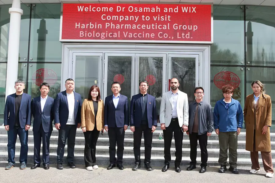 iraq customer visits wixbio learning vaccine products and technology