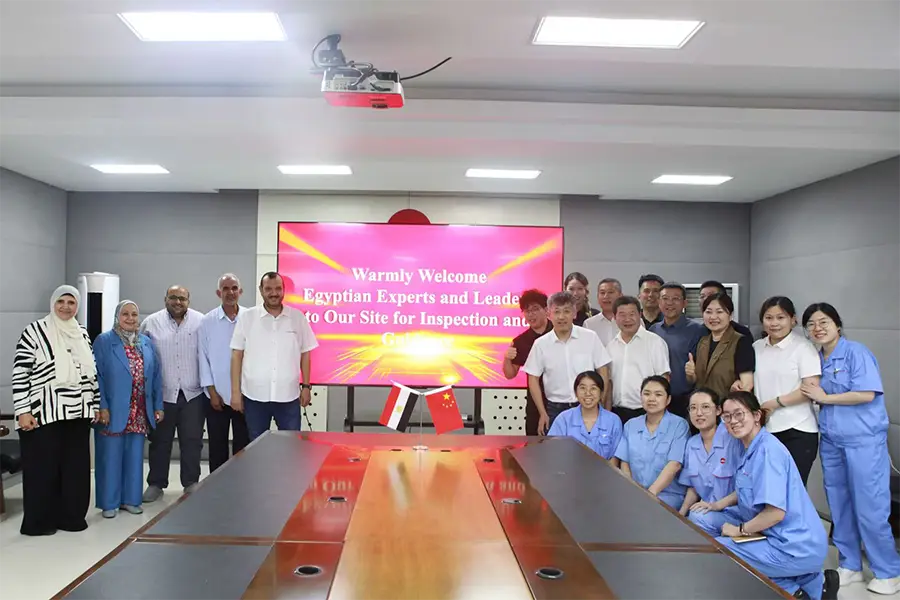 egyptian ministry of agriculture group completes inspection of wixbio factory